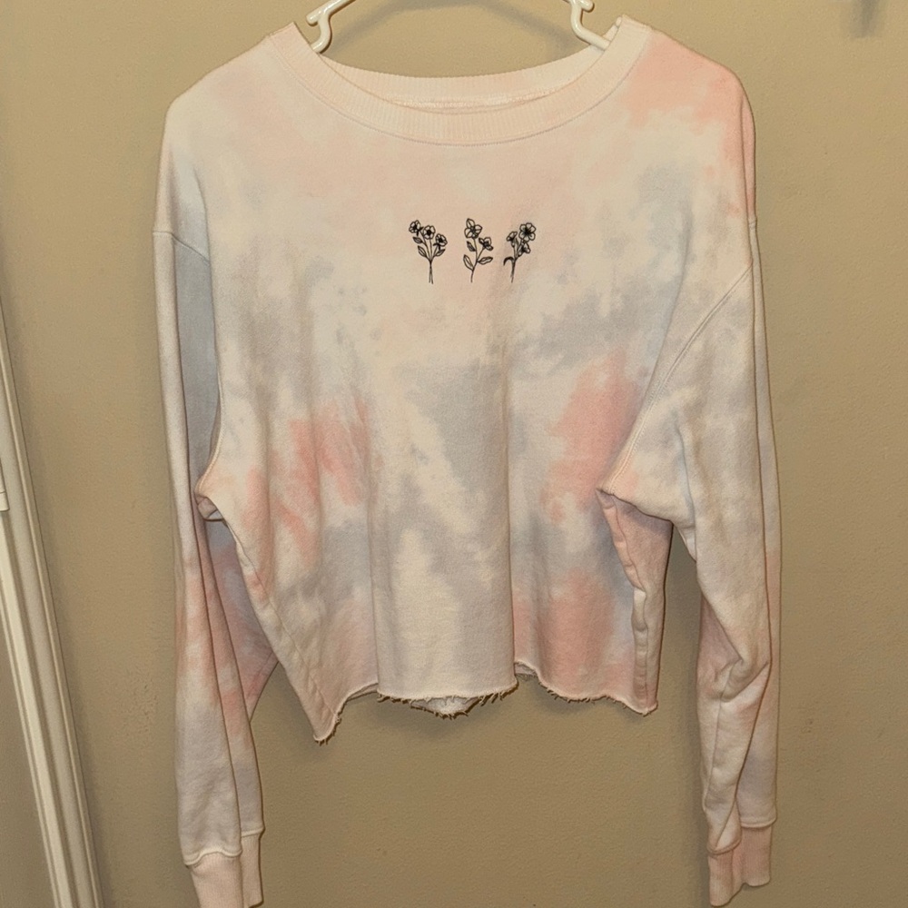 Hollister Cream Long Sleeve Top
